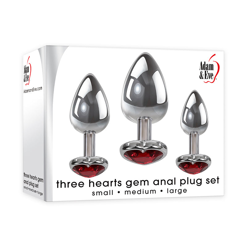 Adam & Eve 3-Piece Anal Plug