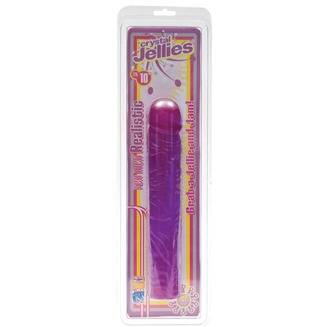 Crystal Jellies - Classic Dong Purple 10in