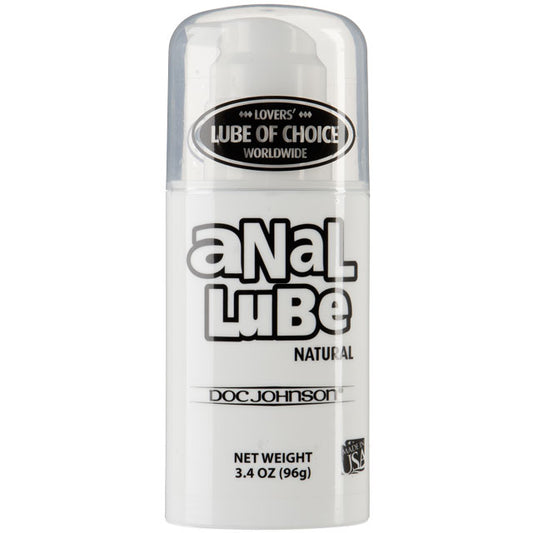 Anal Lube Natural 3.4oz Mega Pump