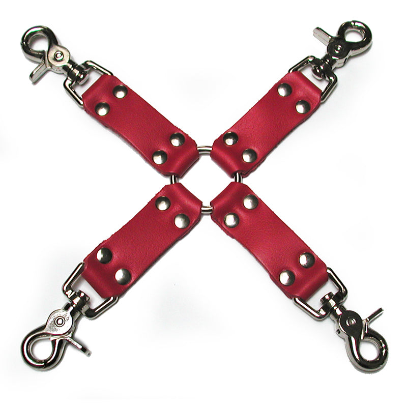 KinkLab Leather Hog Tie (Red)