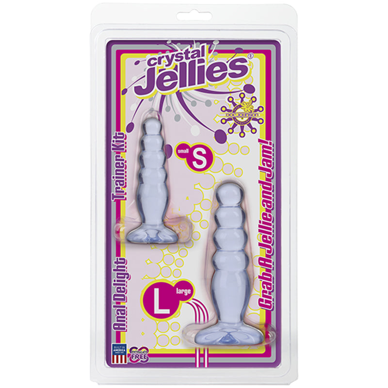 Crystal Jellies - Anal Delight Trainer Kit Clear