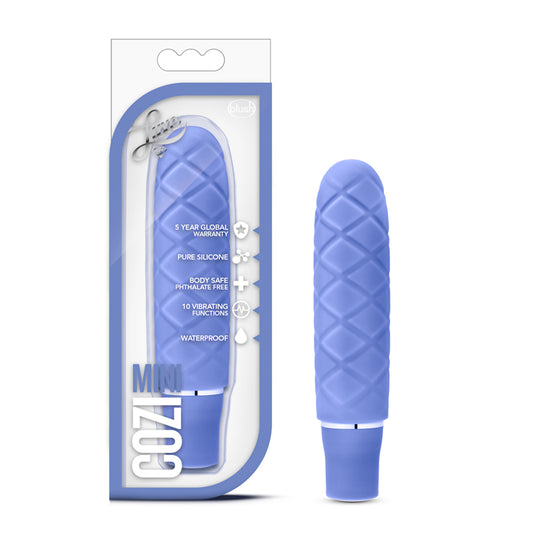 Blush Luxe Cozi Mini Silicone Slimline Vibrator Periwinkle