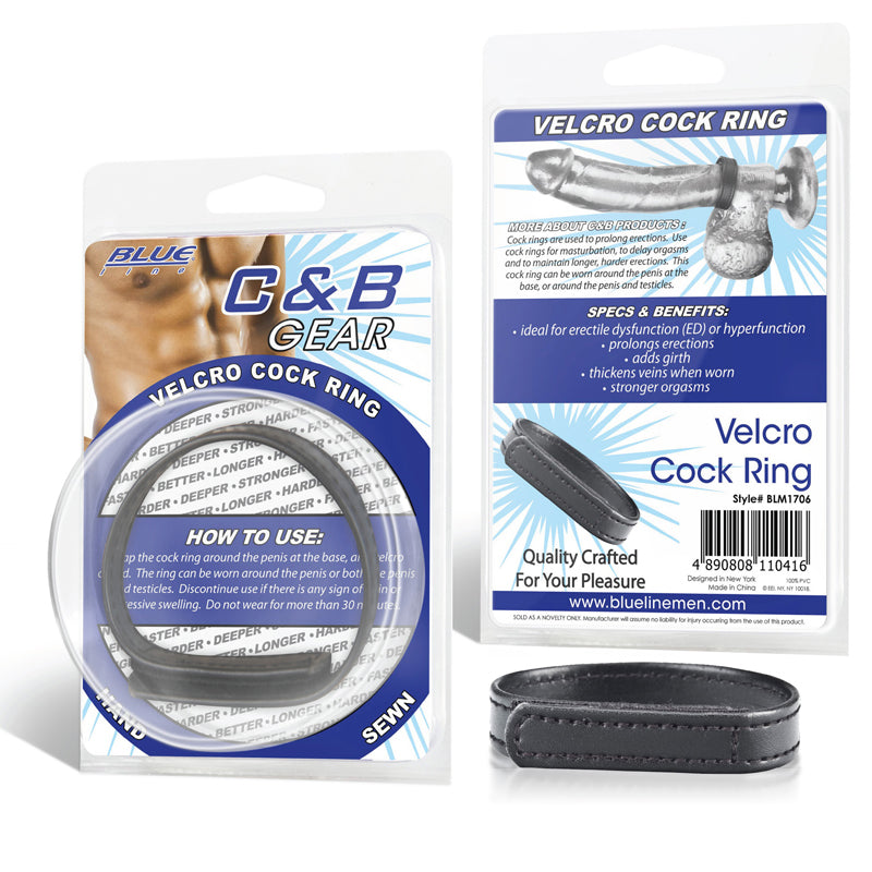 Blue Line C & B Gear Velcro Cock Ring