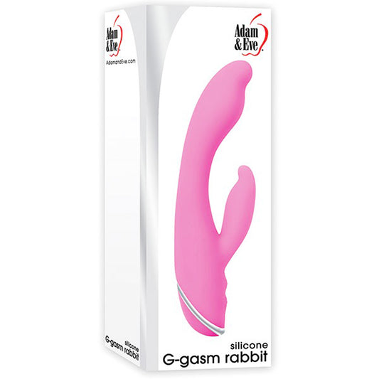 Adam & Eve G-Gasm Silicone Rabbit Vibrator Pink