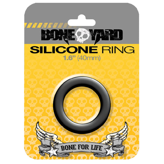 Boneyard Silicone Ring 40mm Black