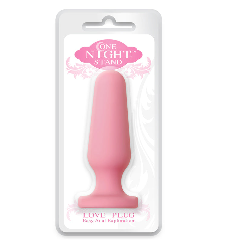 Evolved One Night Stand Love Plug Silicone Anal Plug Pink