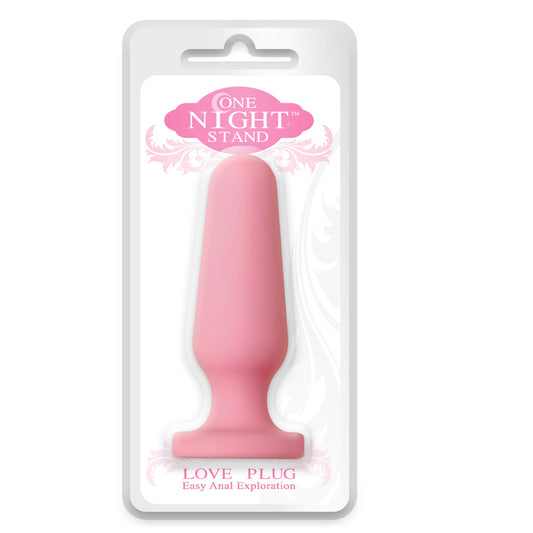 Evolved One Night Stand Love Plug Silicone Anal Plug Pink