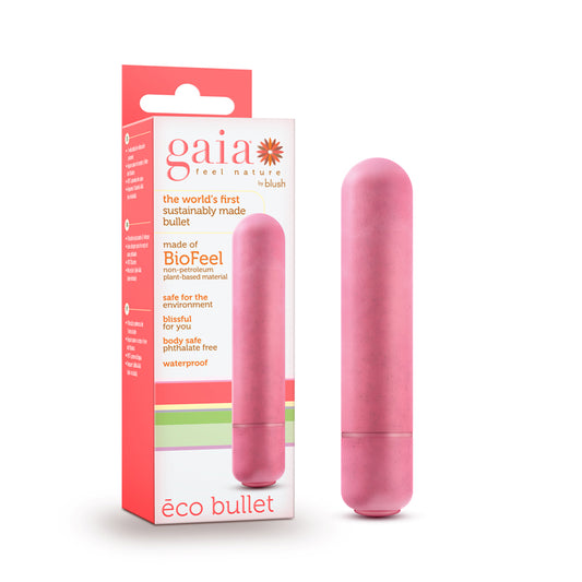 Blush Gaia Eco Bullet Single-Speed Vibrator Coral