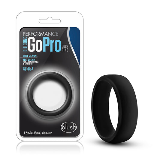 Blush Performance Silicone Go Pro Cock Ring Black