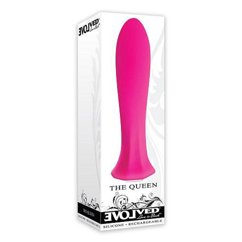 Evolved The Queen Rechargeable Silicone Mini Vibrator Pink