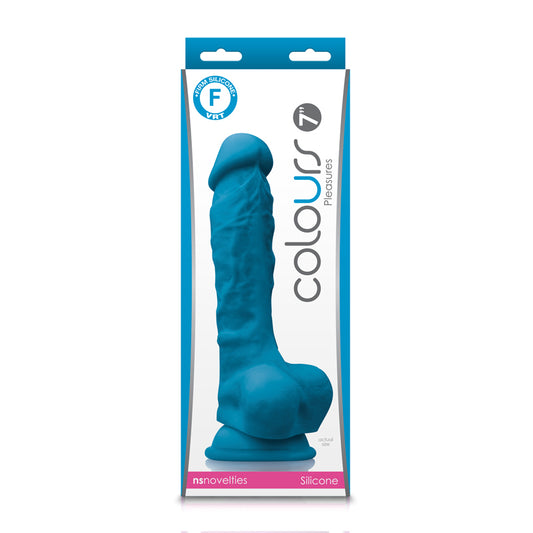 Colours Pleasures 7 in. Dildo Blue