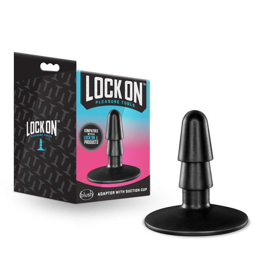 Blush Lock On Adapter with Suction Cup Black