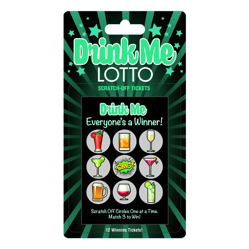 Drink Me Lotto Scratch-Off Tickets 12-Pack