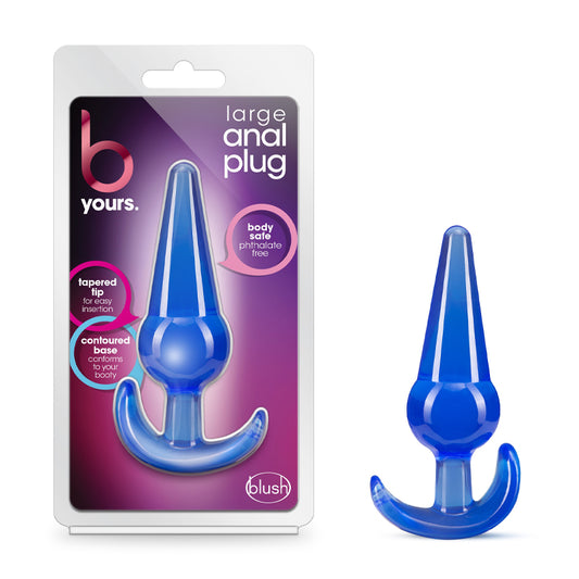 Blush B Yours Anal Plug Large Blue