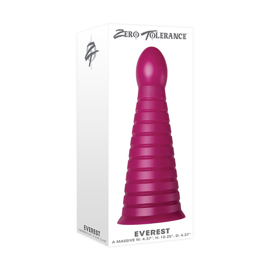 Zero Tolerance Everest Advanced Cone-Shaped Anal Plug Burgundy