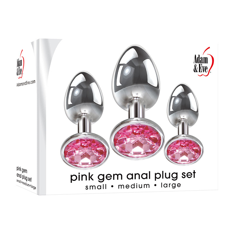 Adam & Eve 3-Piece Anal Plug