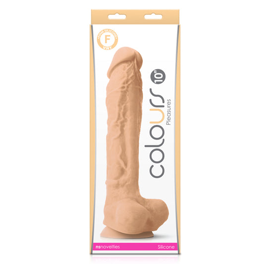 Colours Pleasures 10 in. Dildo Beige