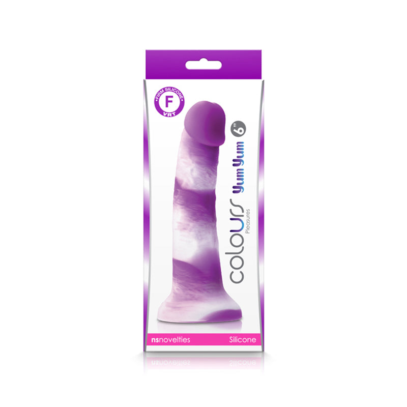 Colours Pleasures Yum Yum 6 in. Dildo Purple