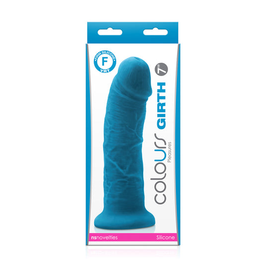 Colours Girth 7 in. Dildo Blue