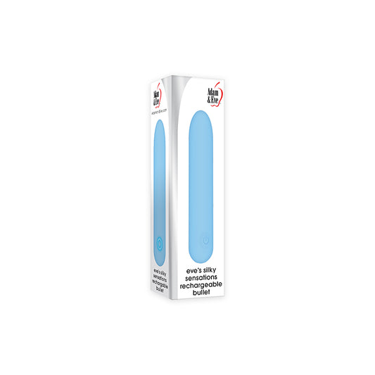 Adam & Eve Eve's Silky Sensations Rechargeable Bullet Vibrator Blue