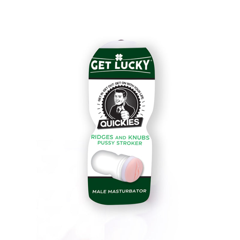 Get Lucky Quickies Ridges and Knubs Pussy Stroker Male Masturbator