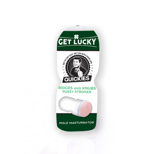 Get Lucky Quickies Ridges and Knubs Pussy Stroker Male Masturbator