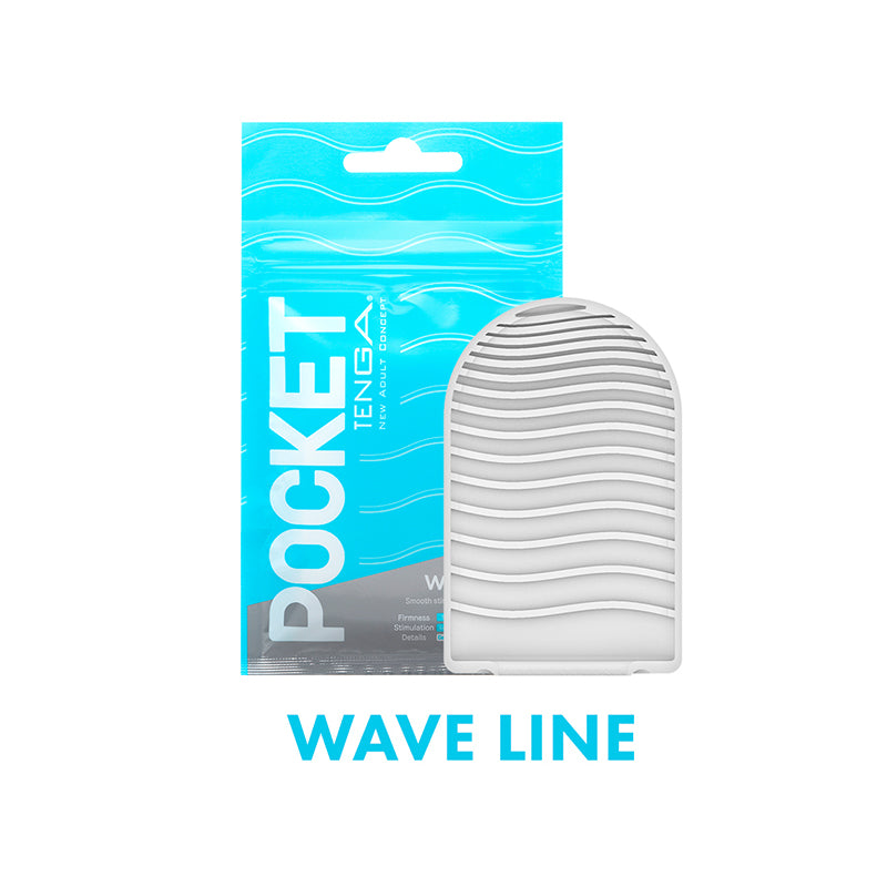 Tenga Pocket Masturbator Sleeve Wavy Line