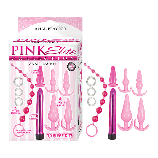 Pink Elite Collection Anal Play Kit Pink