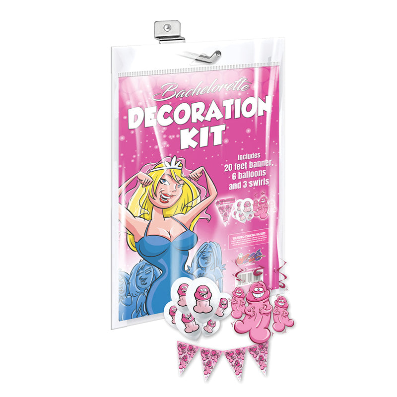 Bachelorette Decoration Kit- Banner, Balloons & Swirls