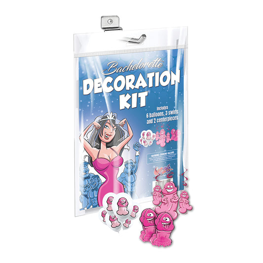 Bachelorette Decoration Kit- Balloons, Swirls & Centerpieces