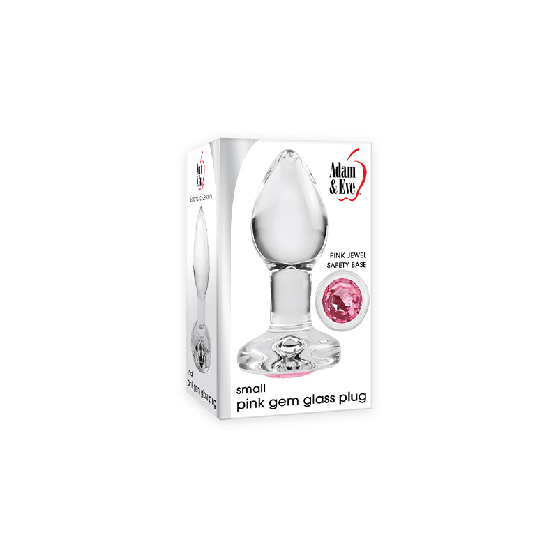 Adam & Eve Glass Anal Plug