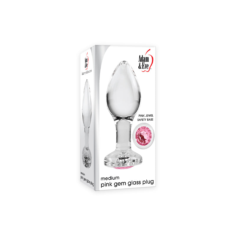 Adam & Eve Glass Anal Plug