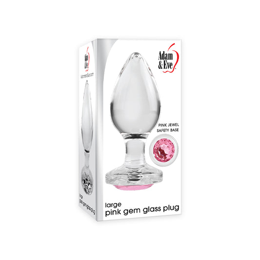 Adam & Eve Glass Anal Plug