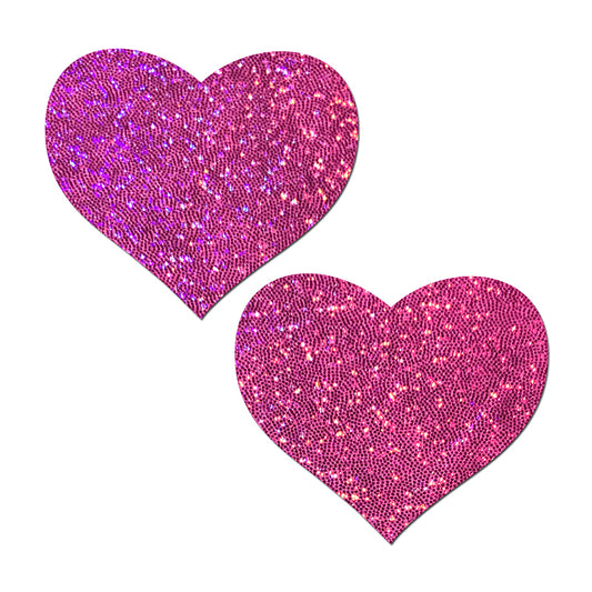 Pastease Love: Bubblegum Pink Hearts Nipple Pasties