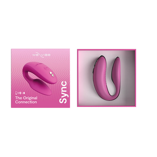 We-Vibe Sync Rechargeable Silicone Couples Vibrator Rose