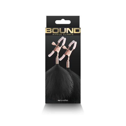 Bound Nipple Clamps F1 Black