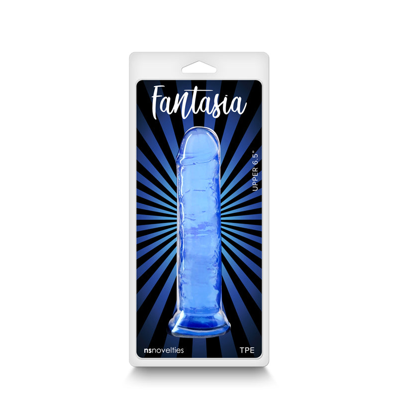 Fantasia Upper 6.5 in. Jelly Dildo Blue