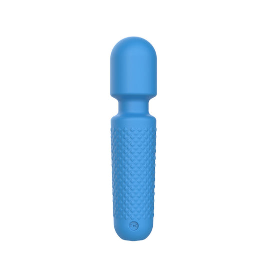 Emojibator Tiny Wand Emoji Vibrator Electric Blue